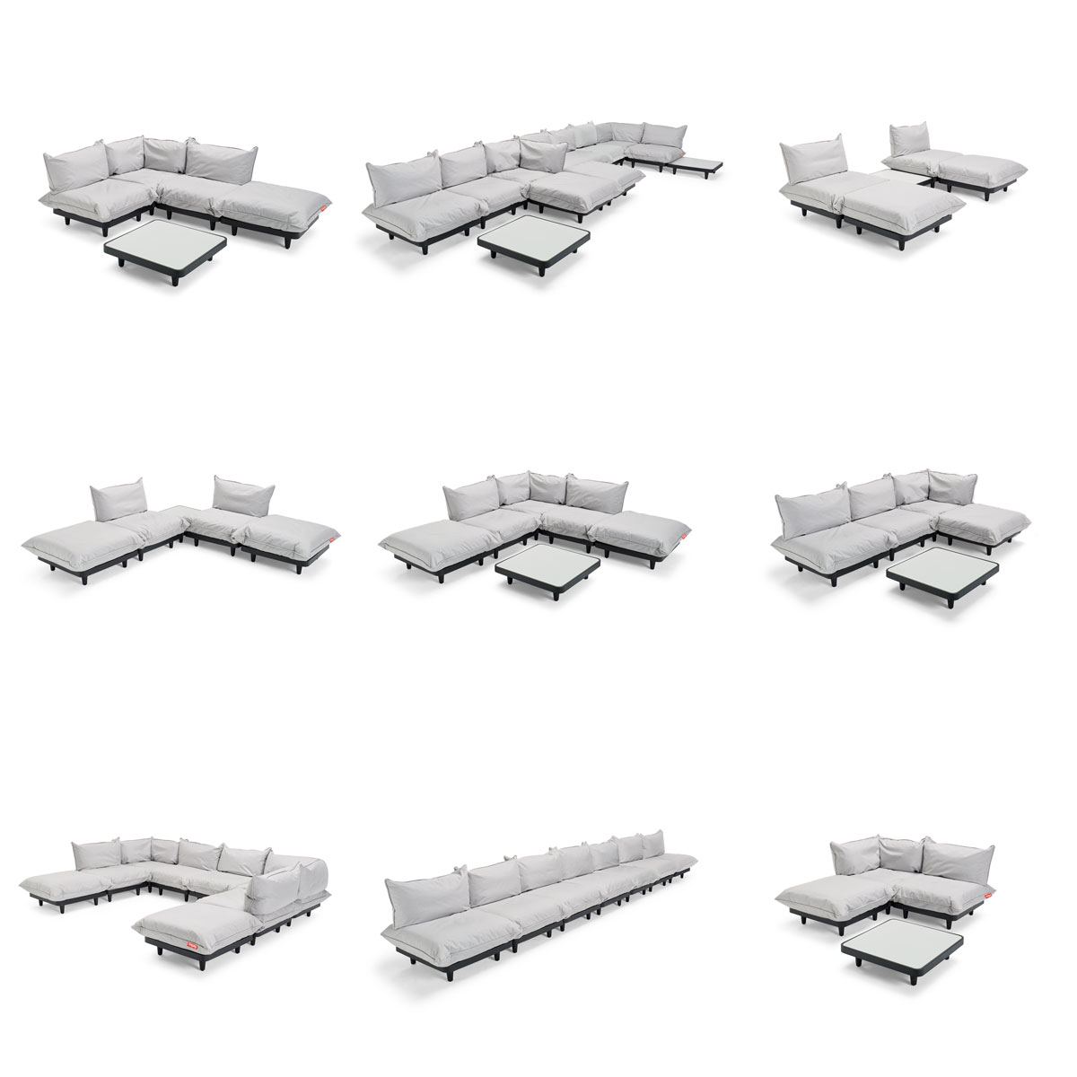 Verschillende modellen loungesets
