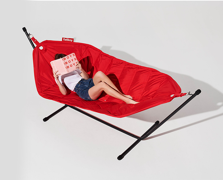 Succesvol bouw Begrip Headdemock: a foldable hammock with stand | Fatboy