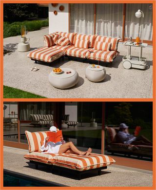 Paletti Stripe Orange Creme
