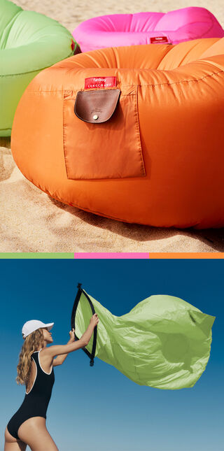 Lamzac O x Longchamp on the beach