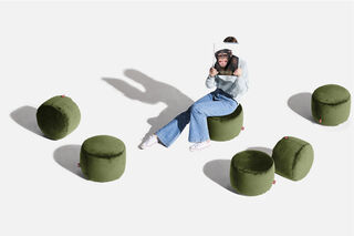 Point recycled velvet