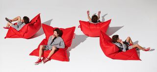 Red beanbags
