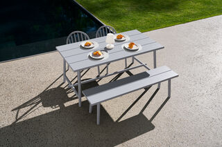 Fred's Bench Light Grey