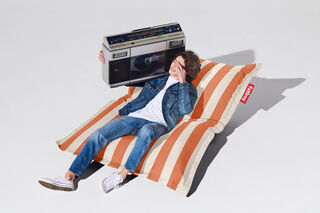 Original Outdoor Stripe Orange Creme