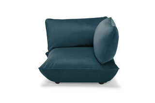 Sumo Corner Seat Velvet Petrol