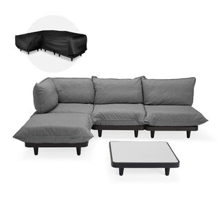 Paletti Set Large Rock Grey + Table Light Grey