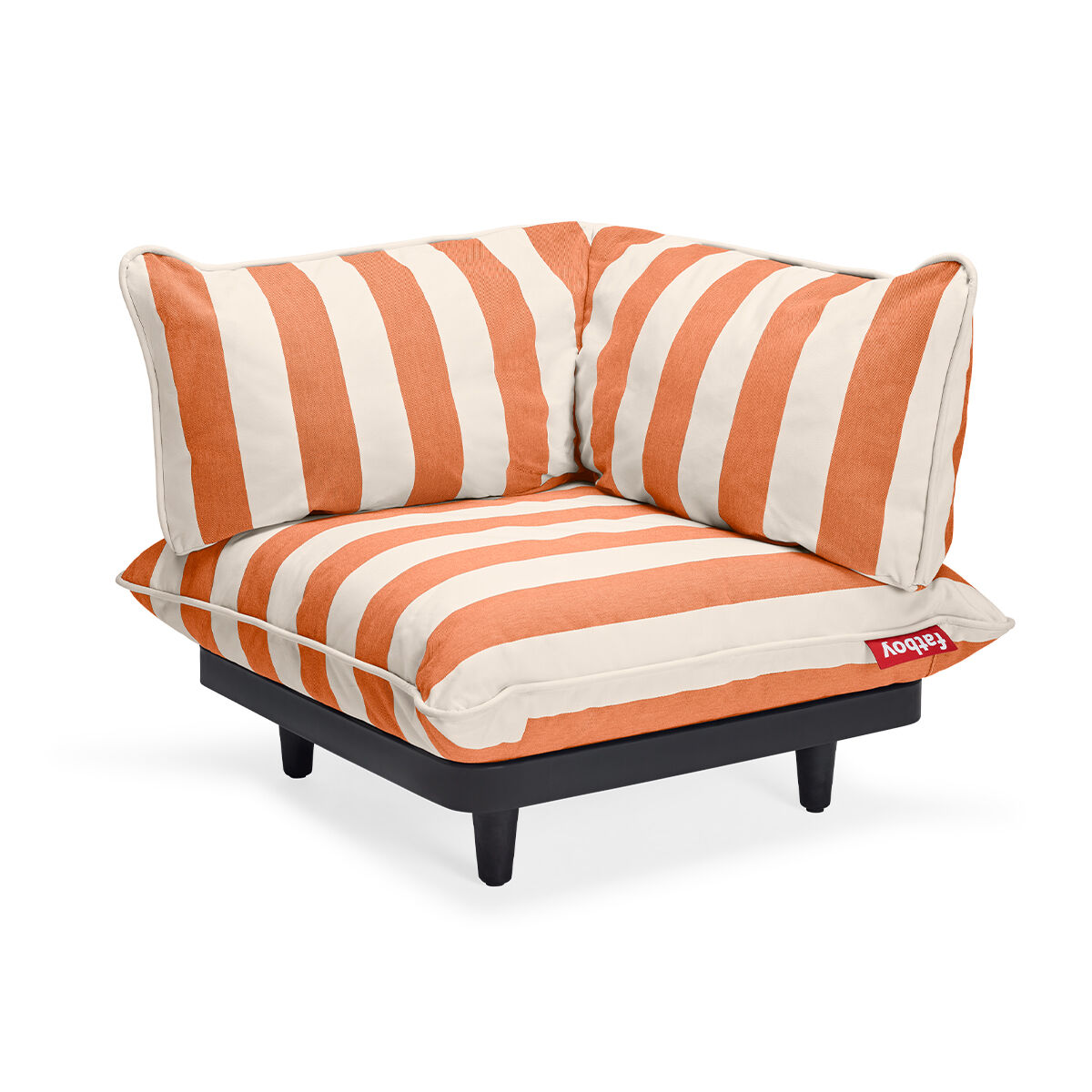 Paletti Corner Seat Left Stripe Orange Creme