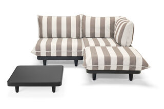 Paletti Set Medium Right Stripe Cacao + Table Anthracite