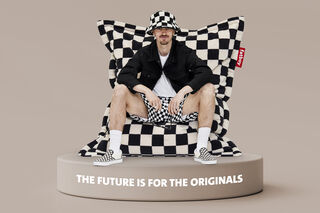 Original Slim Teddy Chess Black Ecru