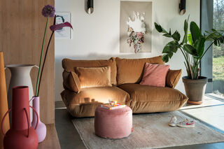 Sumo Medium Sofa Velvet Almond