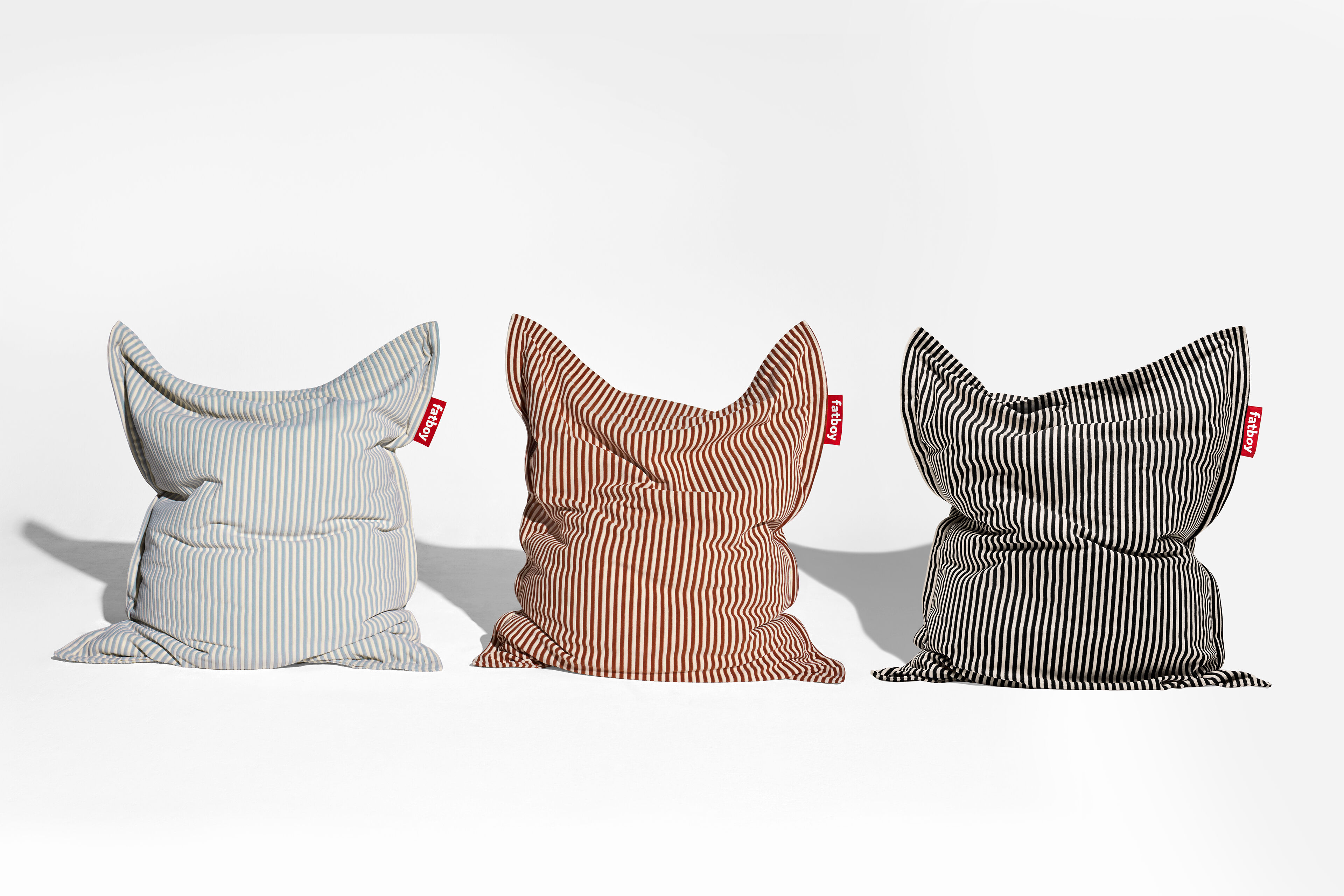 Original Slim Terry: striped terry cloth beanbag. | Fatboy