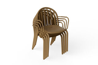 Fred's Armchair Set Mochaccino (4 pcs)