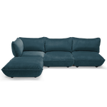 Sumo Corner Sofa Velvet Petrol