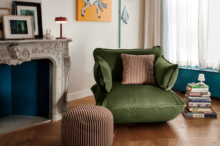 Sumo Armrest Velvet Deep Green