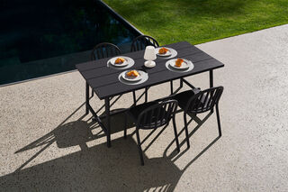 Fred's Chair Set Anthracite (4 pcs)