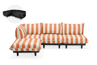Paletti Set Large LEFT Stripe Orange Creme