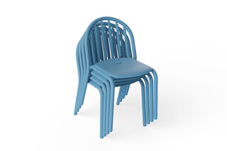 Fred's Chair Set Wave Blue (4 pcs)