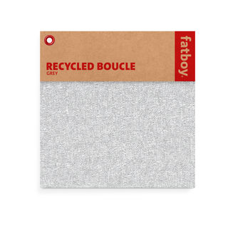 recycled Boucle Color Swatch Grey