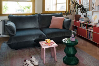 Sumo Armrest Velvet Petrol