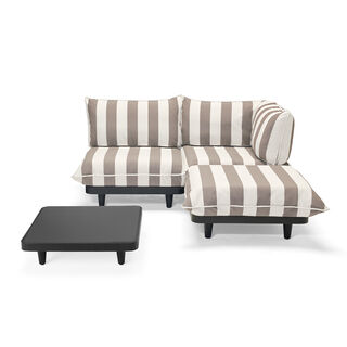 Paletti Set Medium Right Stripe Cacao + Table Anthracite