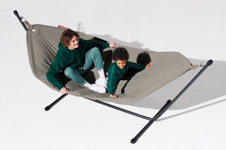 Headdemock Superb (incl. rack black) + Pillow Grey Taupe