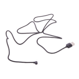 Charging cable magnetic 6 mm pogopin (black 1.5 m)