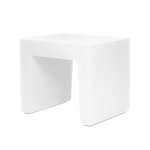 Concrete Seat White