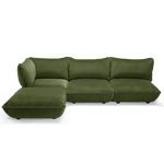 Sumo Corner Sofa Velvet Deep Green