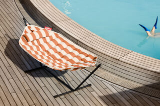 Headdemock Superb Stripe Orange Creme Incl. Rack Black