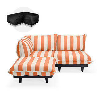 Paletti Set Medium LEFT Stripe Orange Creme