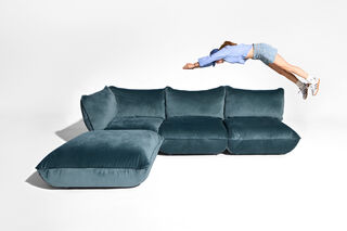 Sumo Seat Velvet Petrol