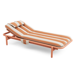 Sunbun Daybed Terracotta / Stripe Orange Creme