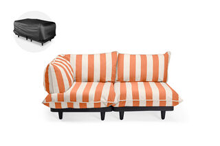 Paletti Set Small LEFT Stripe Orange Creme