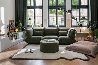 Sumo Corner Seat Boucle Leaf Green