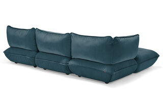 Sumo Corner Sofa Velvet Petrol