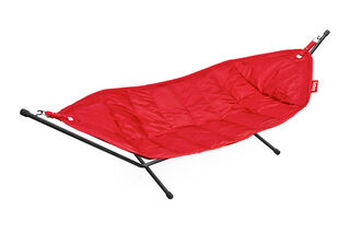 Headdemock (incl. rack black) Red + pillow
