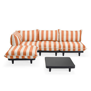 Paletti Set Large + Table LEFT Stripe Orange Creme