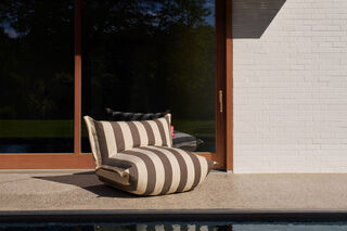 the Bonbaron Outdoor Stripe Cacao