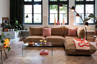 Square Pillow Teddy Cheeky Pink