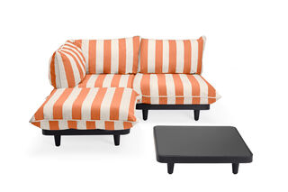 Paletti Set Medium + Table LEFT Stripe Orange Creme