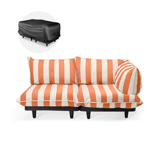 Paletti Set Small RIGHT Stripe Orange Creme