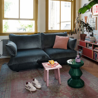 Sumo Sofa Medium Velvet Recycled Petrol