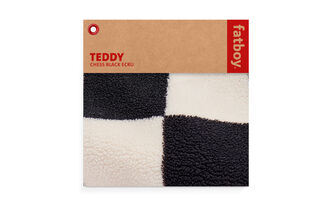 Teddy Color Swatch Chess Black Ecru