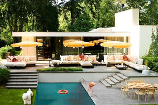 Toní Bankski Pillow Stripe Sandy Beige