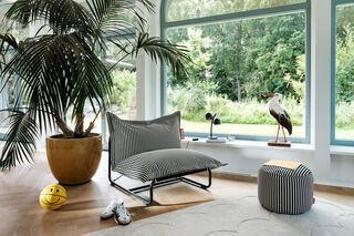 Original Slim Terry Black Creme