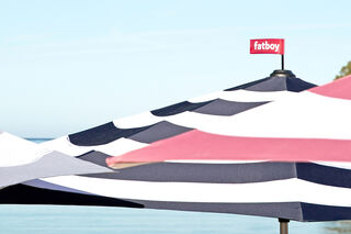 Parasol Red incl Base Light Grey
