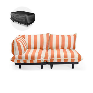 Paletti Set Small LEFT Stripe Orange Creme