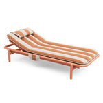 Sunbun Daybed Terracotta / Stripe Orange Creme