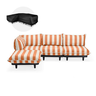 Paletti Set Large LEFT Stripe Orange Creme