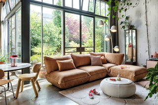 Sumo Sofa Grand Velvet Almond